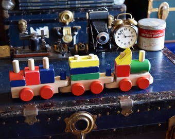 wooden trainsets