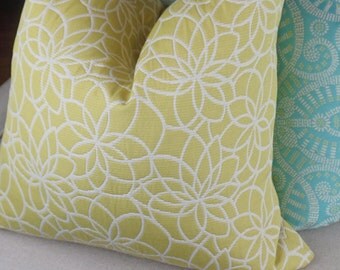 Citrine and White Decorative Pillow Cover, Citrine Throw Pillow, White Cushion Cover, Housewares Decor, Pillow decor 0095