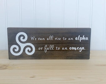 Teen Wolf Triskele Wood Sign