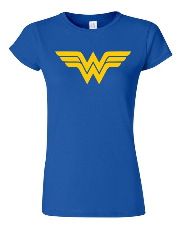 blue wonder woman t shirt