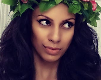 Moana Flower Crown, Flower Headband, Floral Crown, Flower Crown, Moana Headband