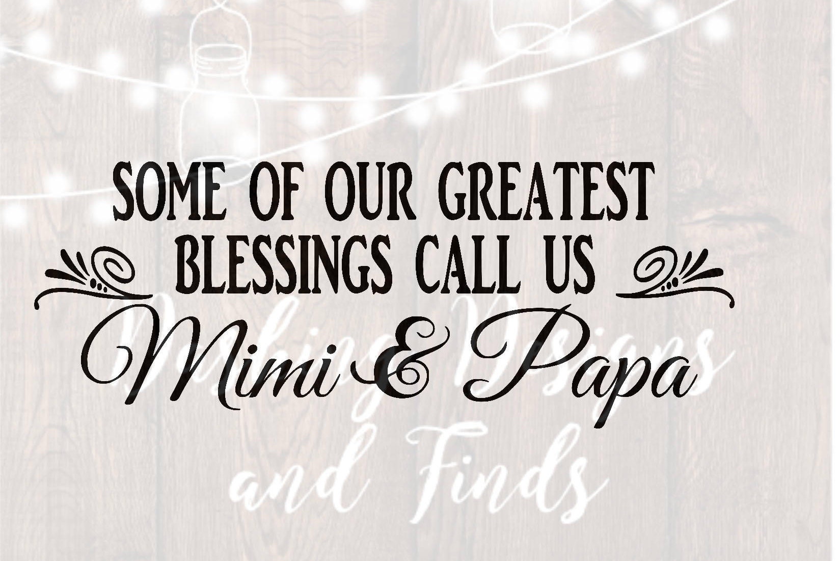Download DIGITAL DOWNLOAD svg png grandparents blessings mimi papa grandkids kids silhouette cricut ...