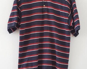 Vintage Gant polo shirt, heavy cotton mesh, medium