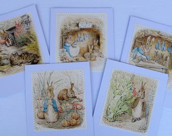 Beatrix potter cards | Etsy