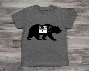 Ring Bear Shirt,Ring Bearer T-Shirt,Ring Bearer monogram name shirt,Ring Bearer gift, Ring Bearer shirt, rehearsal dinner shirt