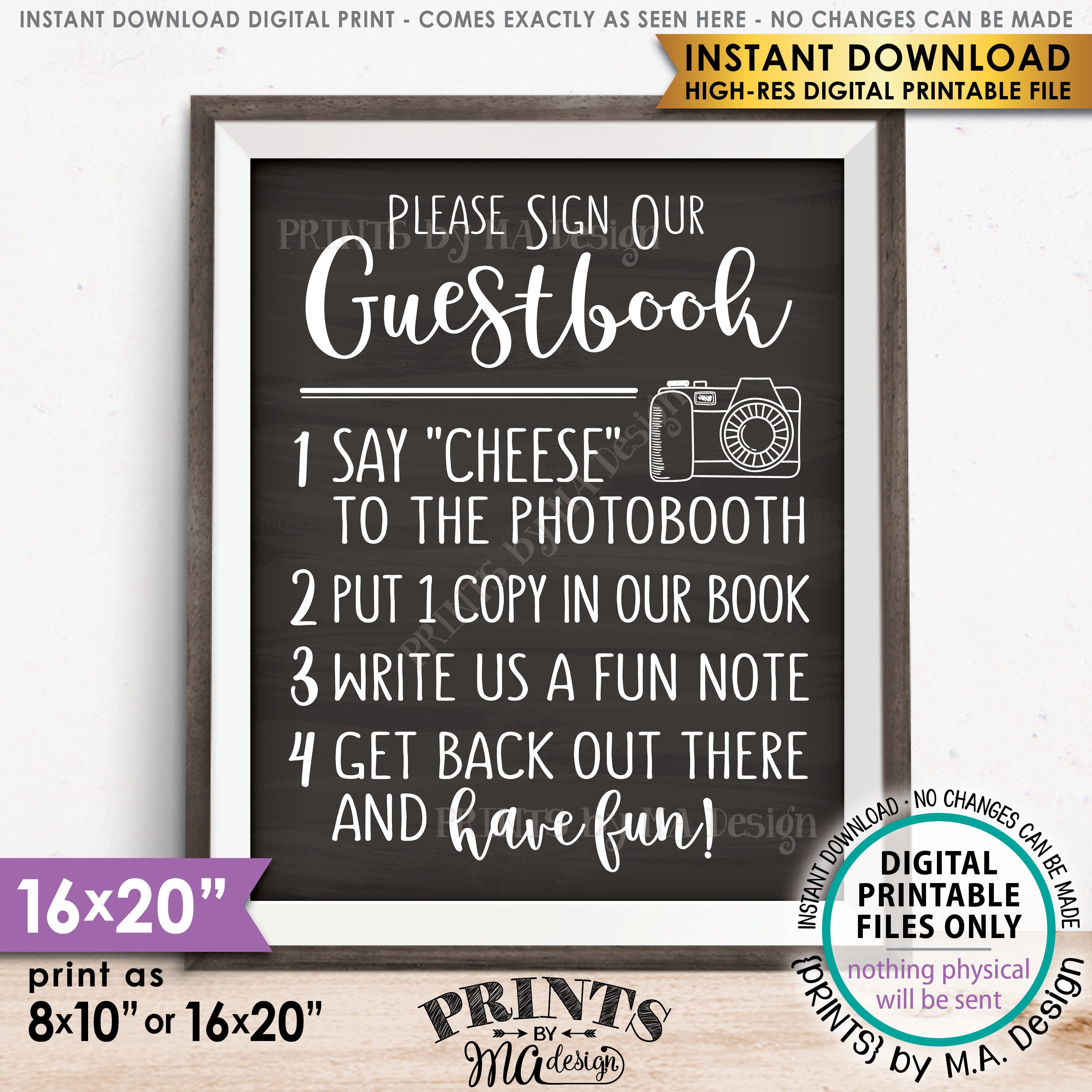 photobooth guest book