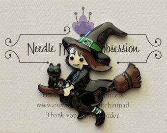Halloween Witch Needle Minder