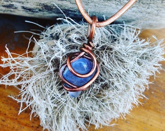 Amethyst Gem Stone Pendant Necklace