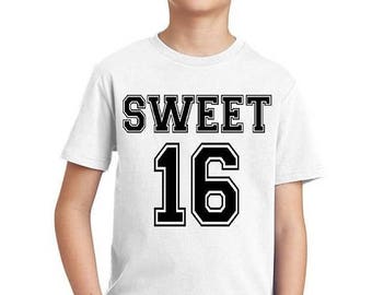 Sweet 16 shirt | Etsy