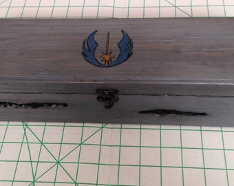 Star Wars inspired lightsaber display box