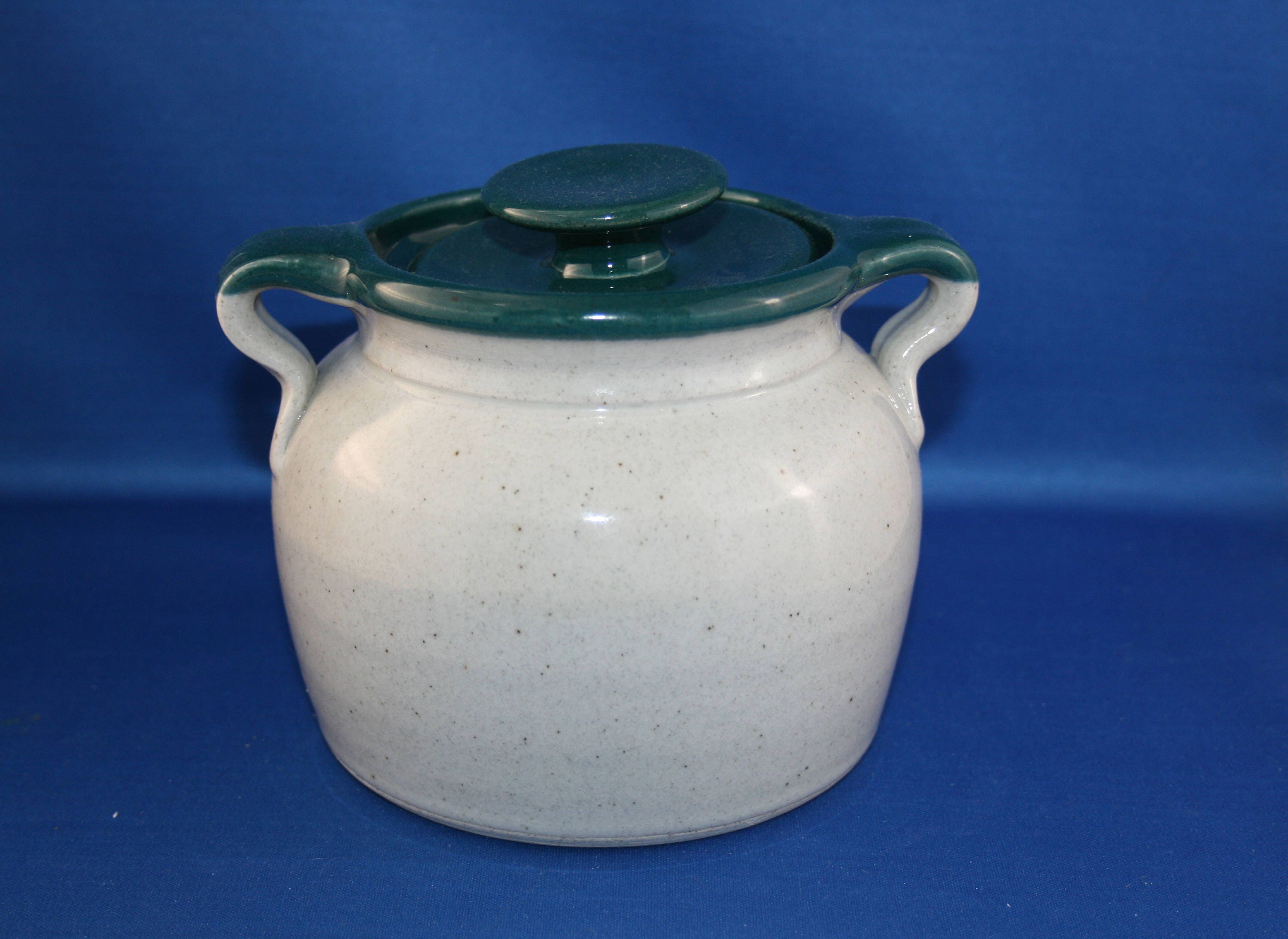 Vintage Bake Bean Pot Stoneware Crock Great Bay Pottery Lake ...