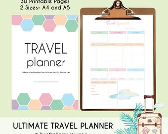 Vacation Planner Travel Planner Vacation Organizer Travel