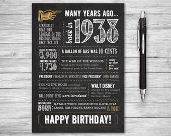 1938 birthday card | Etsy