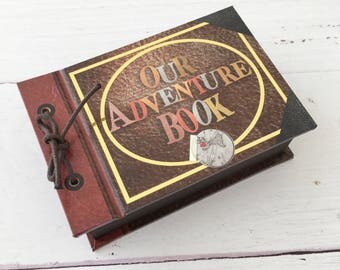 Our adventure book engagement ring box