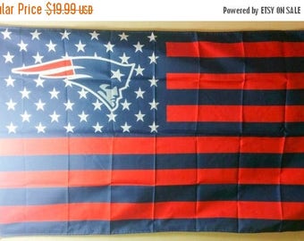 PRE-SEASON SALE 30% Off New England Patriots, Patriots Nation Flag or Banner 3' x 5'