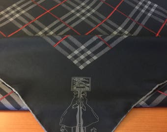 burberry plaid silk scarf