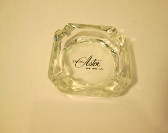 Ash Tray, Vintage Ash Tray Hotel Astor NYC
