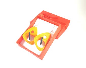 Tangerine earrings 3D - designer jewelry © PIER'LI