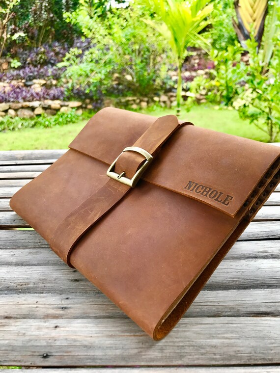 Leather Notebook // Personalized Leather Journal // Leather