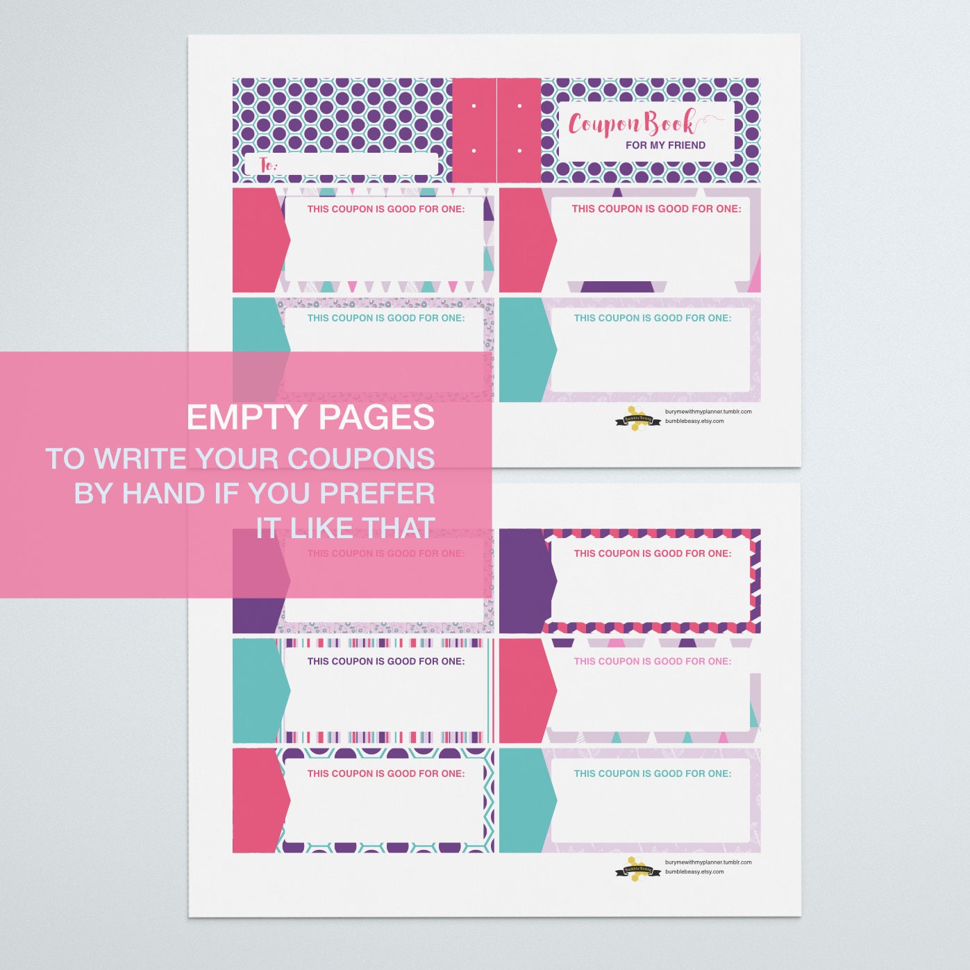Best friend coupons printable