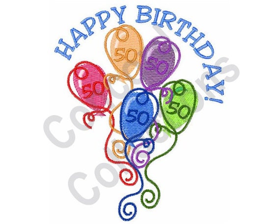 Happy birthday machine embroidery design birthday balloons Happy birthday machine embroidery design birthday balloons