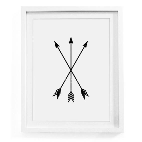 Arrows Poster Printable Arrows Poster Art Arrow Wall Decor