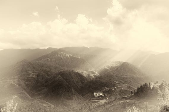 VIETNAM STORIES 9. Vietnam, Landscape Print, Sapa Mountains, Limited Edition Print, Photographic Print, Travel Photography
