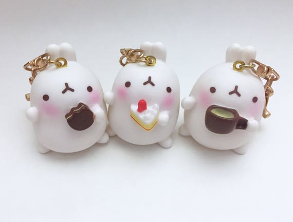 molang plush keychain