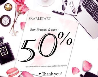 DISCOUNT COUPON: Save 50% from Your Purchase!