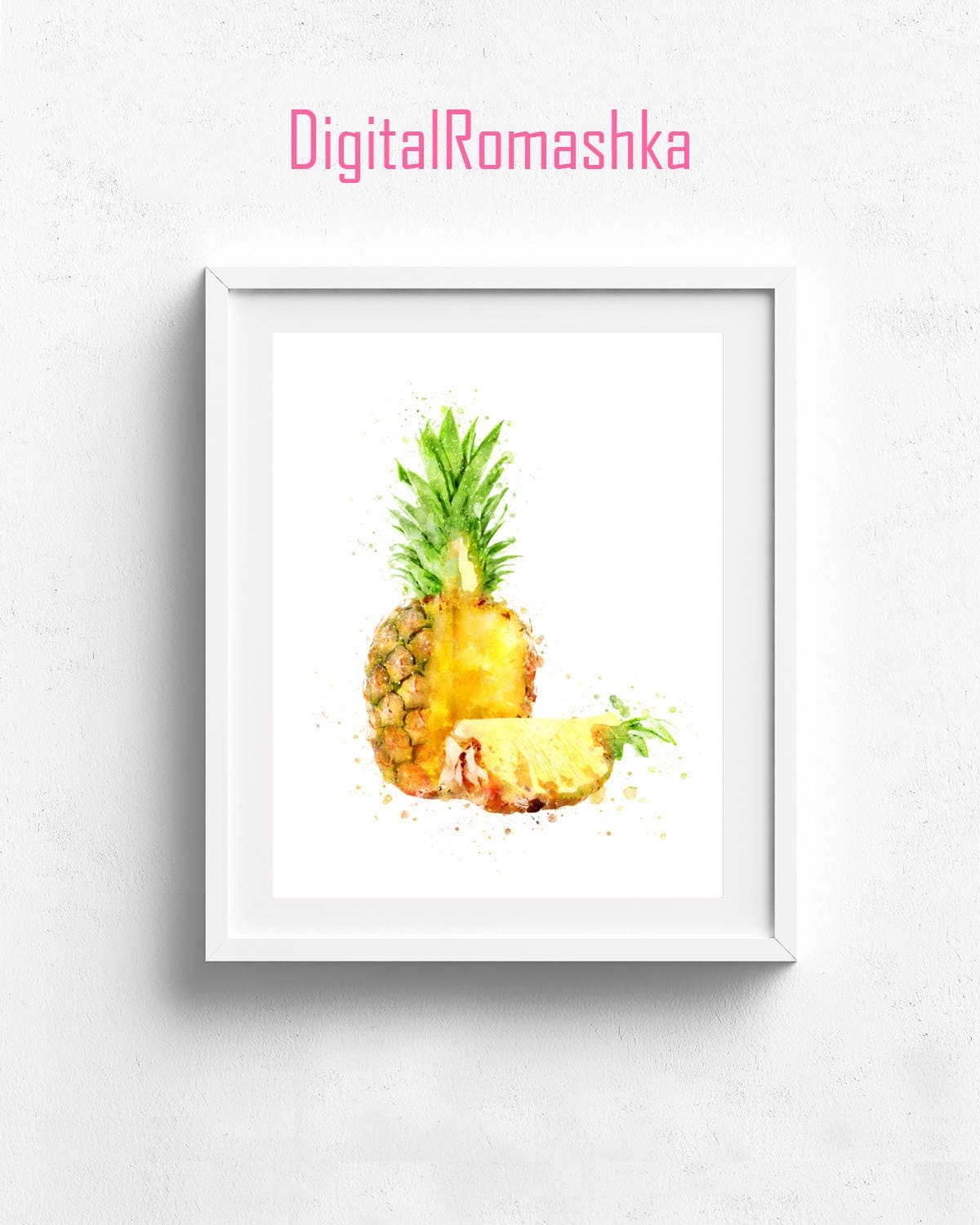 Pineapple Wall Art Pineapple Print Pineapple Decor and Awesome purple pineapple home decor you must have