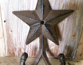 Cast Iron Star Double Hook