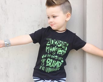 Toddler Halloween shirt - boys halloween shirt - kids halloween outfit - halloween clothes for kids - trendy fall shirt - my first halloween