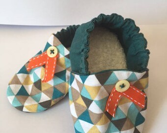 Baby booties made with cotton 0-6 months