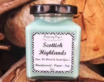 Scottish Highlands - Outlander inspired candle