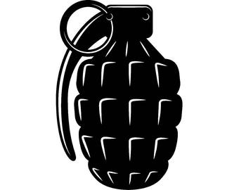 Grenade svg | Etsy
