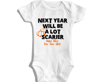 Fall pregnancy announcement - Halloween pregnancy announcement - Pregnancy Announcement - Pregnancy Reveal - Pregnancy announcement shirt