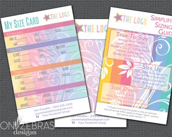 Floral My Size Card for LuLaRoe Consultants | 4x6 Postcard | Digital File