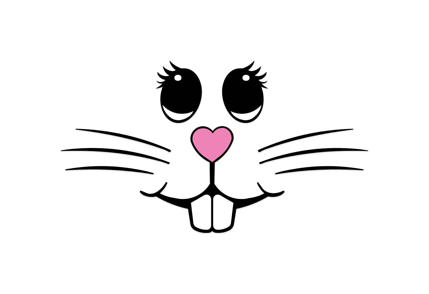 Bunny Face Svg Free : Easter Bunny Svg Boy Girl (218346) | SVGs