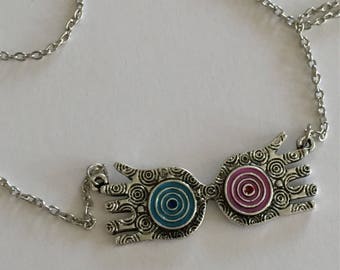 HP Luna Ravenclaw glasses necklace