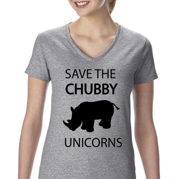 save chubby unicorns t shirt