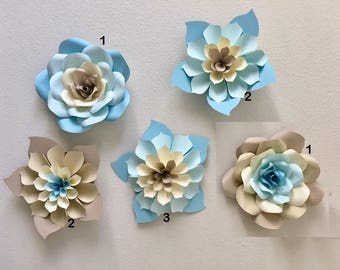 Wall Flowers Decor large paper flowers | etsy Wall Flowers Decor large paper flowers | etsy