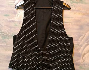 Polka dot vest | Etsy