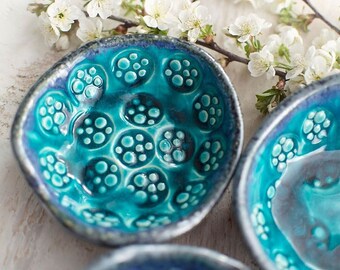 Serving bowls, set of bowls, turquoise bowls, handmade pottery, weeding gift, handmade bowl, ceramic bowls, pottery handmade, set of 3 bowls
