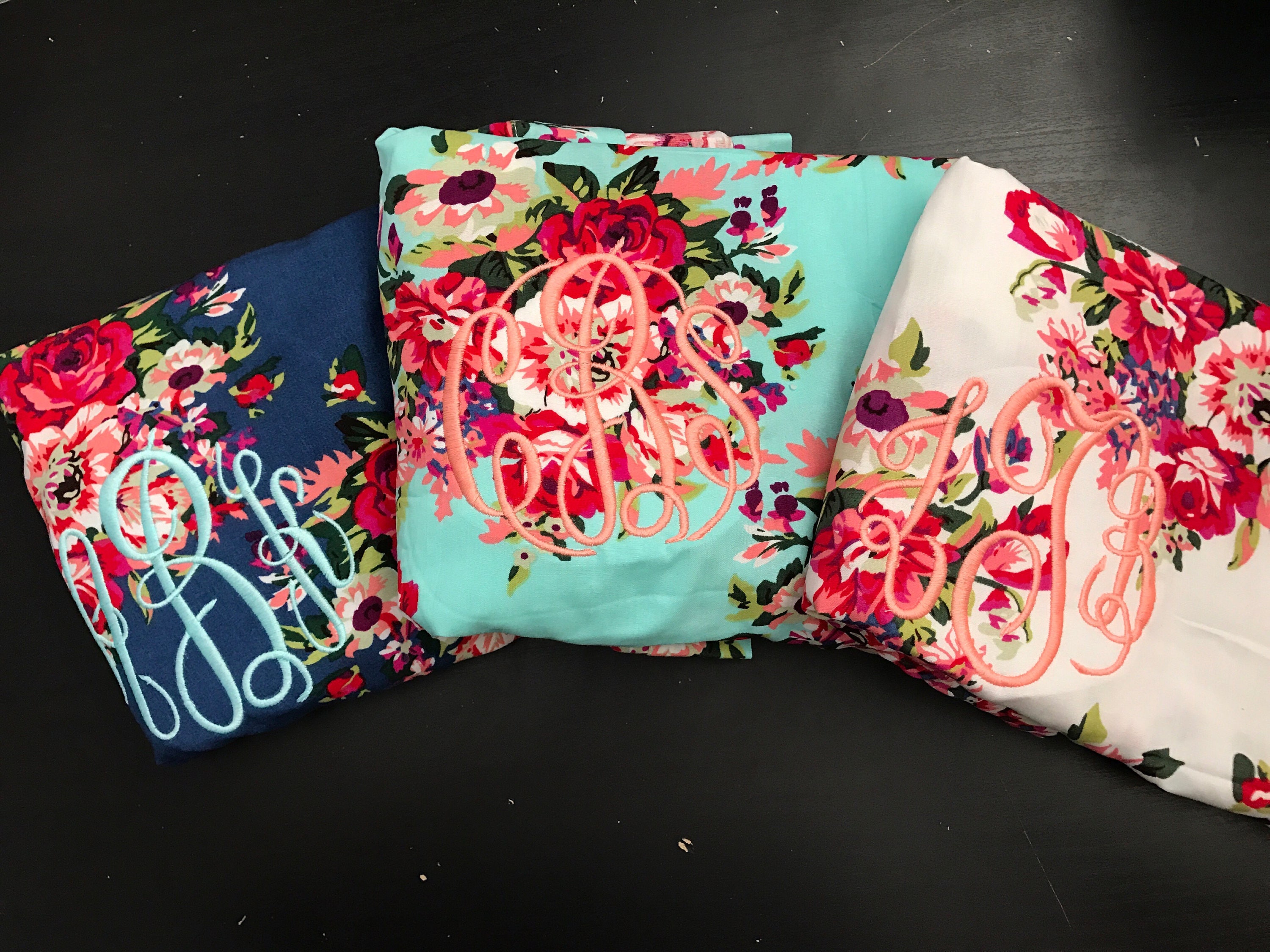 Bridesmaid robes wedding robes cotton lace bridesmaid gift