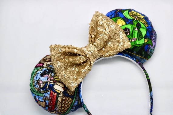 Minnie Mouse ears beauty and the beast belle mouse ears