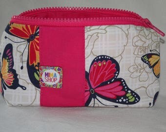 Butterflies design, small clutch