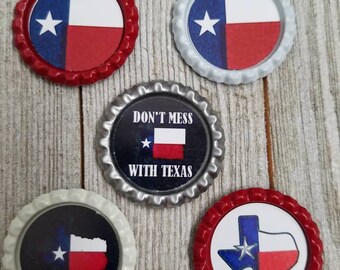 Texas magnet set of 5.