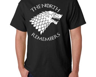 The North Remembers GOT Inspired T-Shirt (Adult Unisex & Ladies)
