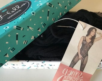 Naughty Honeymoon Babydoll See Through Lingerie Teddy lace bodysuit black catsuit Sexy Women Leotard lingerie Romper Erotic bodystocking