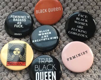 Black Girl Magic Special edition,6 piece pin button pack